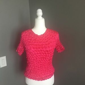 Cotton shirt with ripples